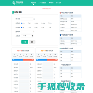 车贷计算器
