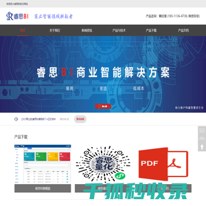 睿思BI商业智能系统
